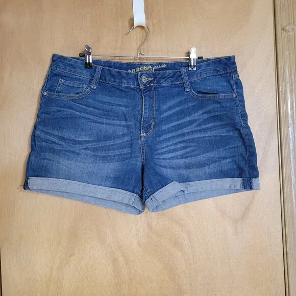 Arizona Jean Co 17 Cuffed Jean Shorts - Picture 5 of 6